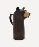 Quail Ceramics Brown Bear Wine Jug