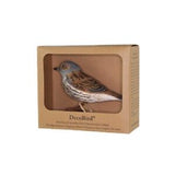 Wooden Dunnock Decobird From Wildlife Garden