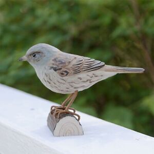 Wooden Dunnock Decobird From Wildlife Garden