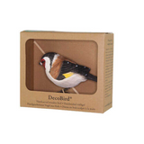 Carved Wooden Figure Of A Goldfinch By Wildlife Garden