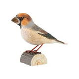 Wooden Figure Of A Hawfinch By Wildlife Garden