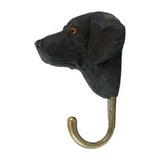 Hand Carved Wooden Labrador Retriever With Hook By Wildlife Garden