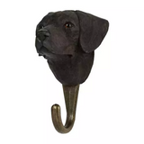 Hand Carved Wooden Labrador Retriever With Hook By Wildlife Garden