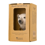 Wooden Polar Bear With Hook By Wildlife Garden