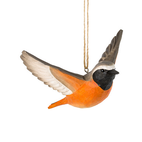 Redstart in Flight By Wildlife Garden