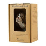 Hand Carved Wooden Springer Spaniel With Hook By Wildlife Garden