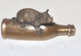 Mouse On Bottle by Oriele Bronze MM99B