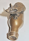 Mouse On Bottle by Oriele Bronze MM99B