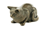 Crouching Cat By Oriele Bronze DH113