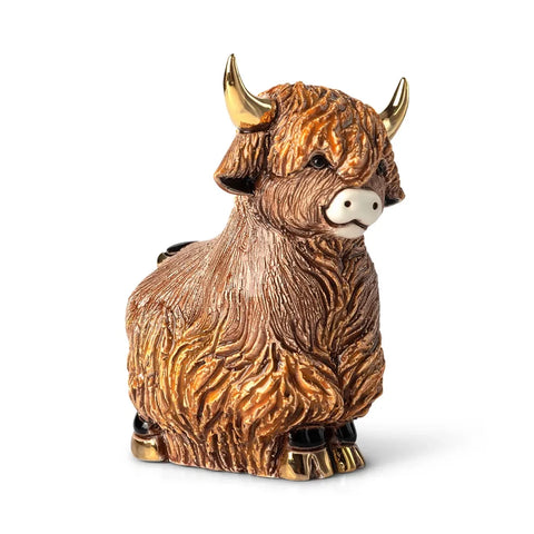 Highland Cow Figurine by De Rosa F265
