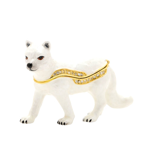 Arctic Fox Trinket Box From Juliana Treasured Trinkets