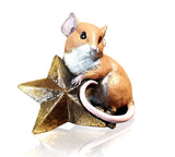 Mouse With A Star Cold Cast Bronze From Richard Cooper Studio