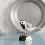 Wooden Pied Wagtail Decobird By Wildlife Garden
