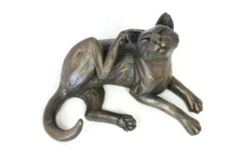 Cat Scratching by Oriele Bronze PH611