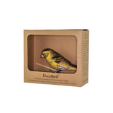 Carved Wooden Figure Of A Siskin By Wildlife Garden