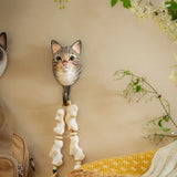 Tabby Cat With Hook By Wildlife Garden