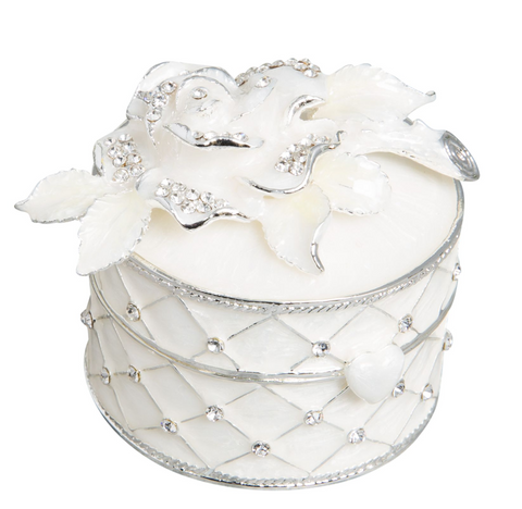 Sophia Collection Flower Trinket Box