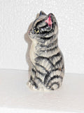 Babbacombe Pottery Figurine Fluffy Grey Tabby Kitten