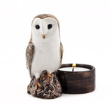 Barn Owl T- Lite Holder From Quail Ceramics