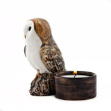 Barn Owl T- Lite Holder From Quail Ceramics