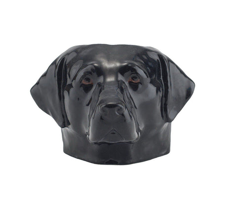 Black Labrador Face Egg Cup By Quail Ceramics