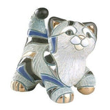 Blue Tabby Kitten Figurine By De Rosa