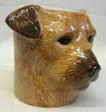Border Terrier Pencil Pot By Quail Ceramics