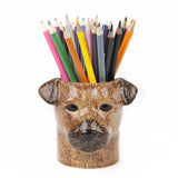 Border Terrier Pencil Pot By Quail Ceramics