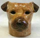 Border Terrier Pencil Pot By Quail Ceramics