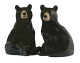 Quail Ceramics Black Bear Salt And Pepper Pots