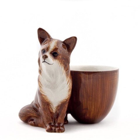 Chihuahua Egg Cup By Quail Ceramics