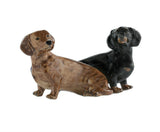 Dachshund Salt And Pepper Pots By Quail Ceramics