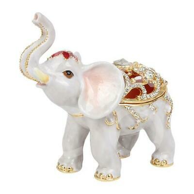 Treasured Trinkets Filigree Elephant Trinket Box