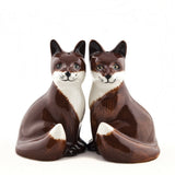 Fox Salt And  Pepper Pots By Quail Ceramics