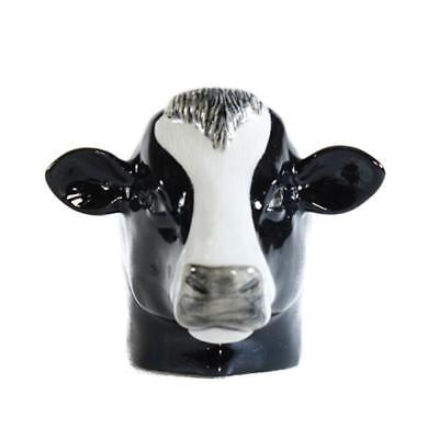 Friesian Cow Face Egg Cup BY Quail Ceramics