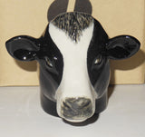 Friesian Cow Face Egg Cup BY Quail Ceramics