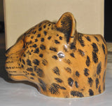 Quail Ceramics Leopard Face Egg Cup