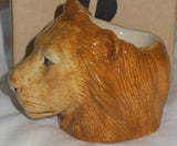 Lion Face Egg Cup By Quail Ceramics