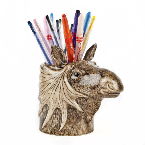 Moose Pencil Pot By Quail Ceramics