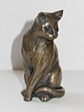 Cat Sitting By Oriele Bronze