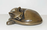 Large Cat Sleeping From Oriele Bronze