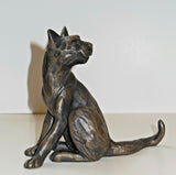 Cat Turned By Oriele Bronze