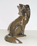 Fox Looking Back Figurine by Oriele Bronze