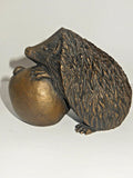 Hedgehog On Apple WL645 By Oriele Bronze