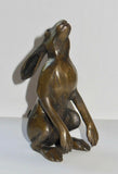 Micro Moon Gazing Hare By Oriele Bronze