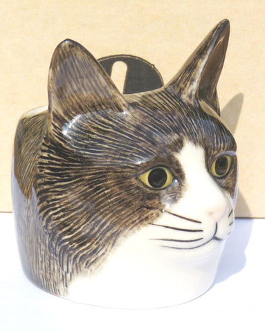 Oliver The Cat Face Egg Cup By Quail Ceramics