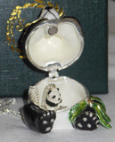 Hidden Treasures Panda Trinket Box With Necklace Pendant