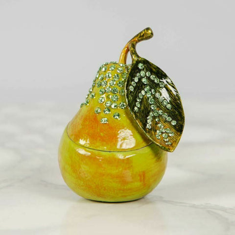 Pear Trinket Box From The Treasured Trinkets Collection By Sophia