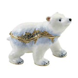 Treasured Trinkets Polar Bear Walking Trinket Box