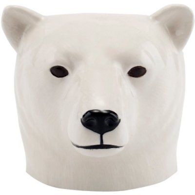 Polar Bear Face Egg Cup By Quail Ceramics